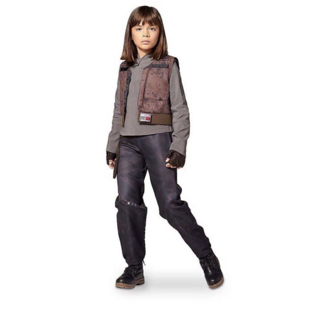 Disney Store Star Wars Sergeant Jyn Erso Kids Deluxe Costume Size 5/6 Years NEW
